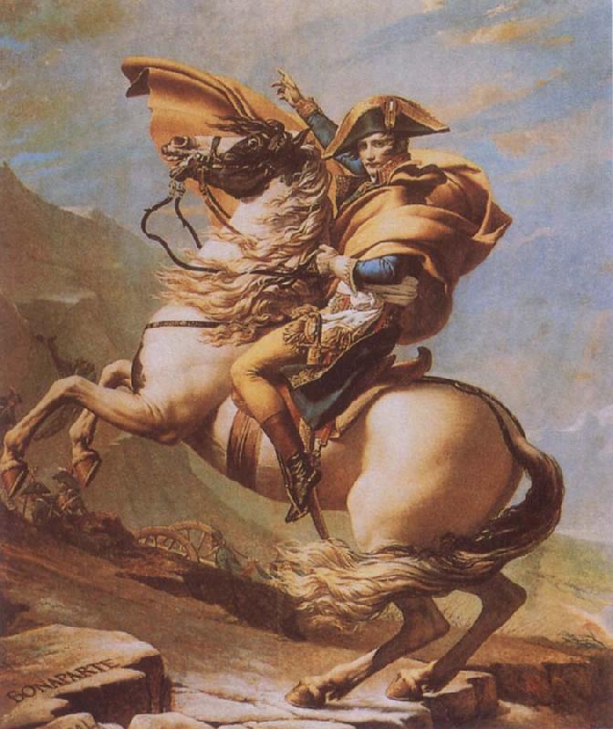 Jacques-Louis  David Napoleon Crossing the Alps Germany oil painting art